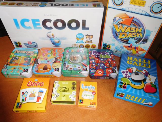 2018. gadā iegūto galda spēļu kolekcija